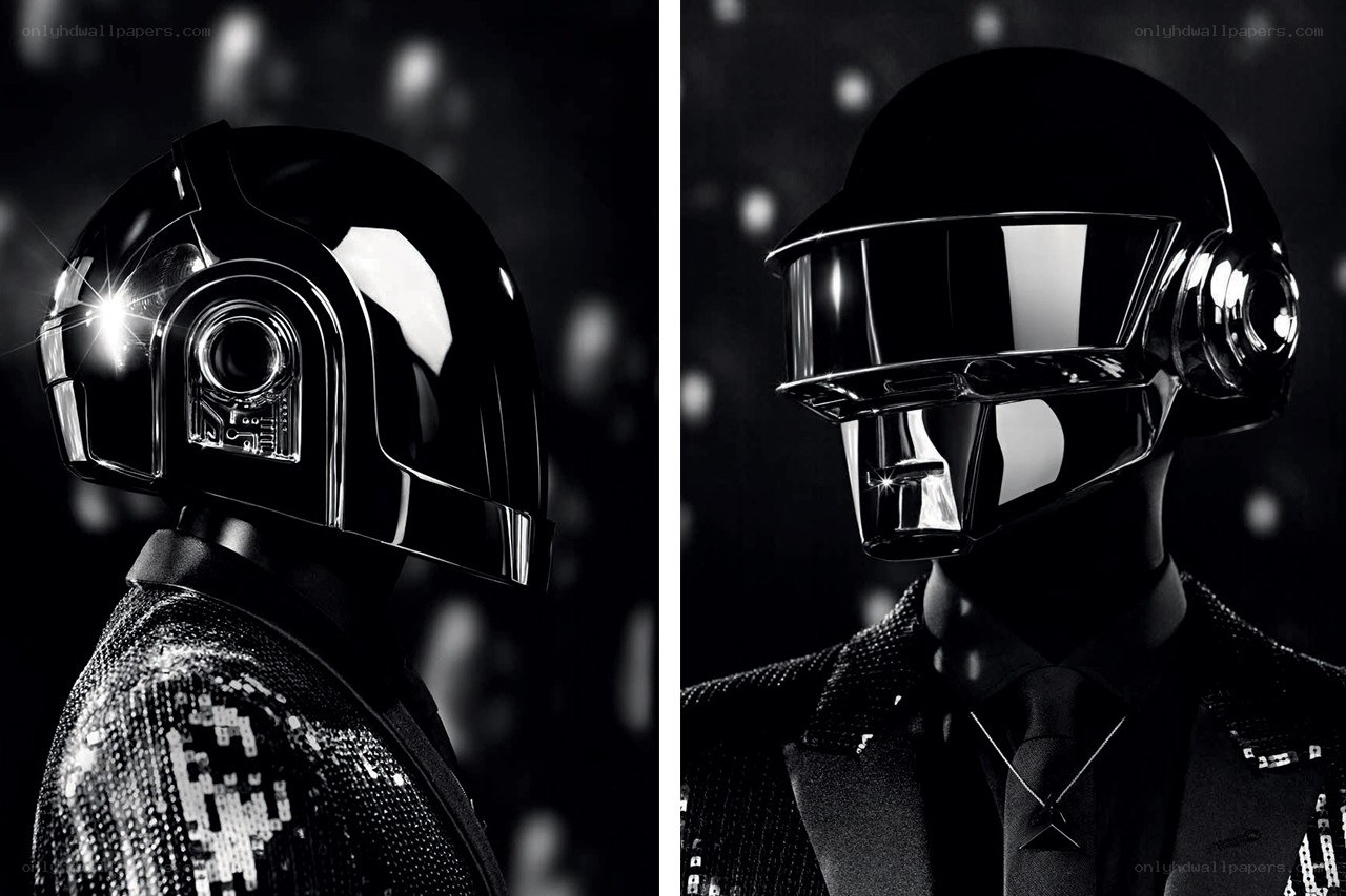 Daft Punk helmet portraits