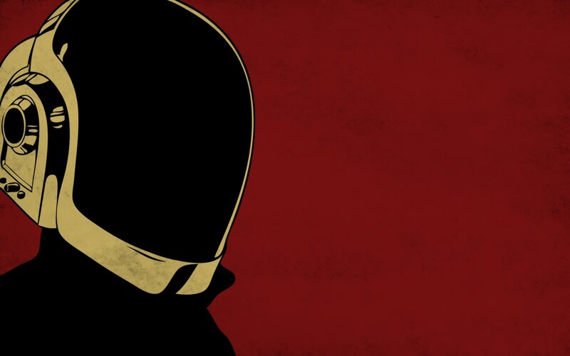 Daft Punk helmet silhouette