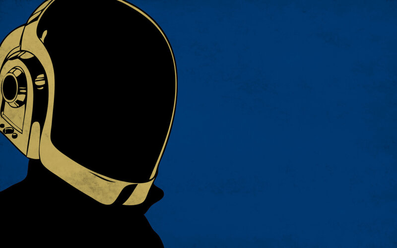 Daft Punk helmet silhouette