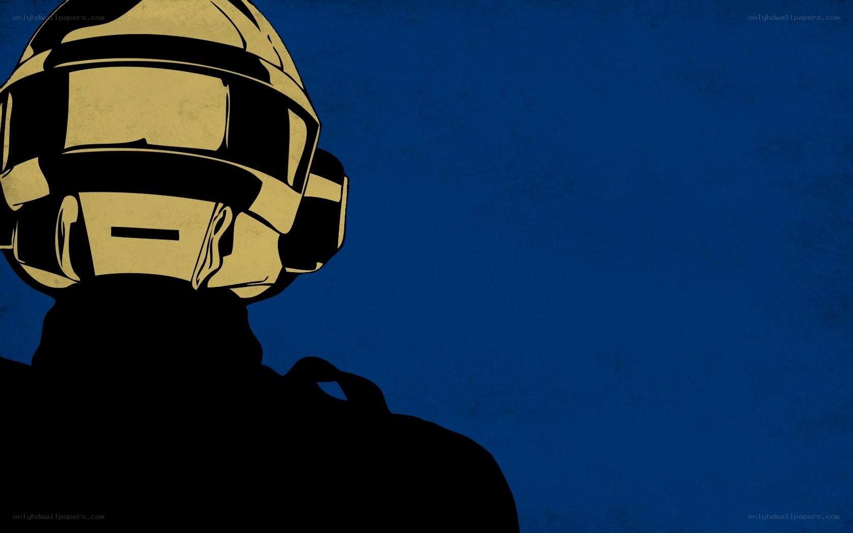 Daft Punk helmet silhouette