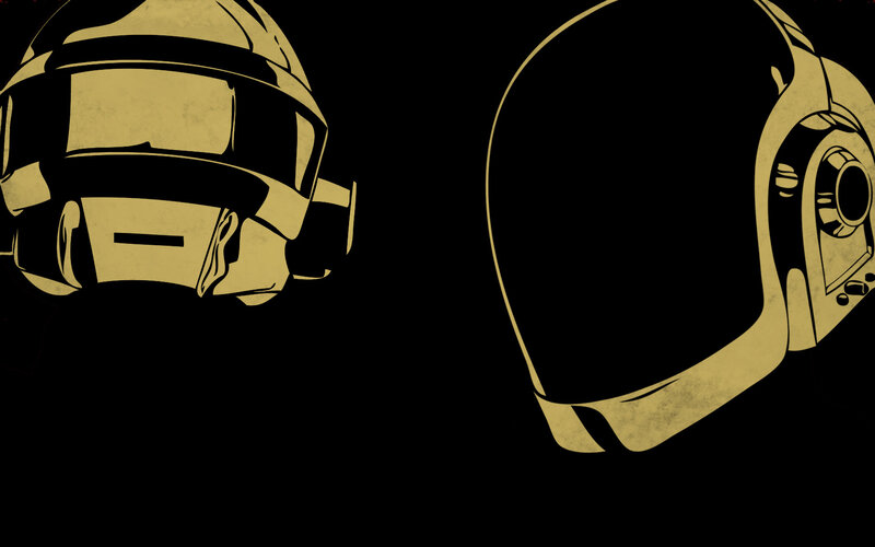 Daft Punk helmets artwork