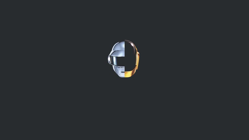 Daft Punk Helmets — Black, Minimalist