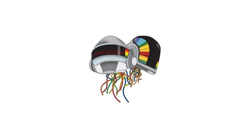 Daft Punk Helmets — White, Neutral