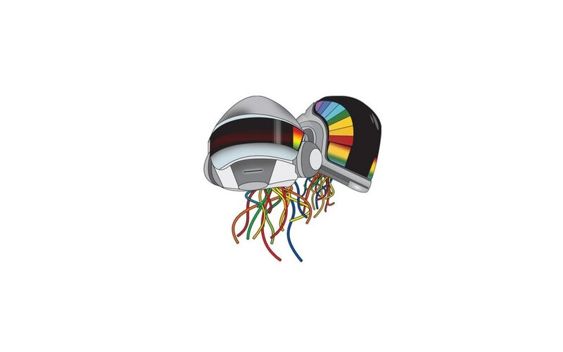 Daft Punk Helmets — White