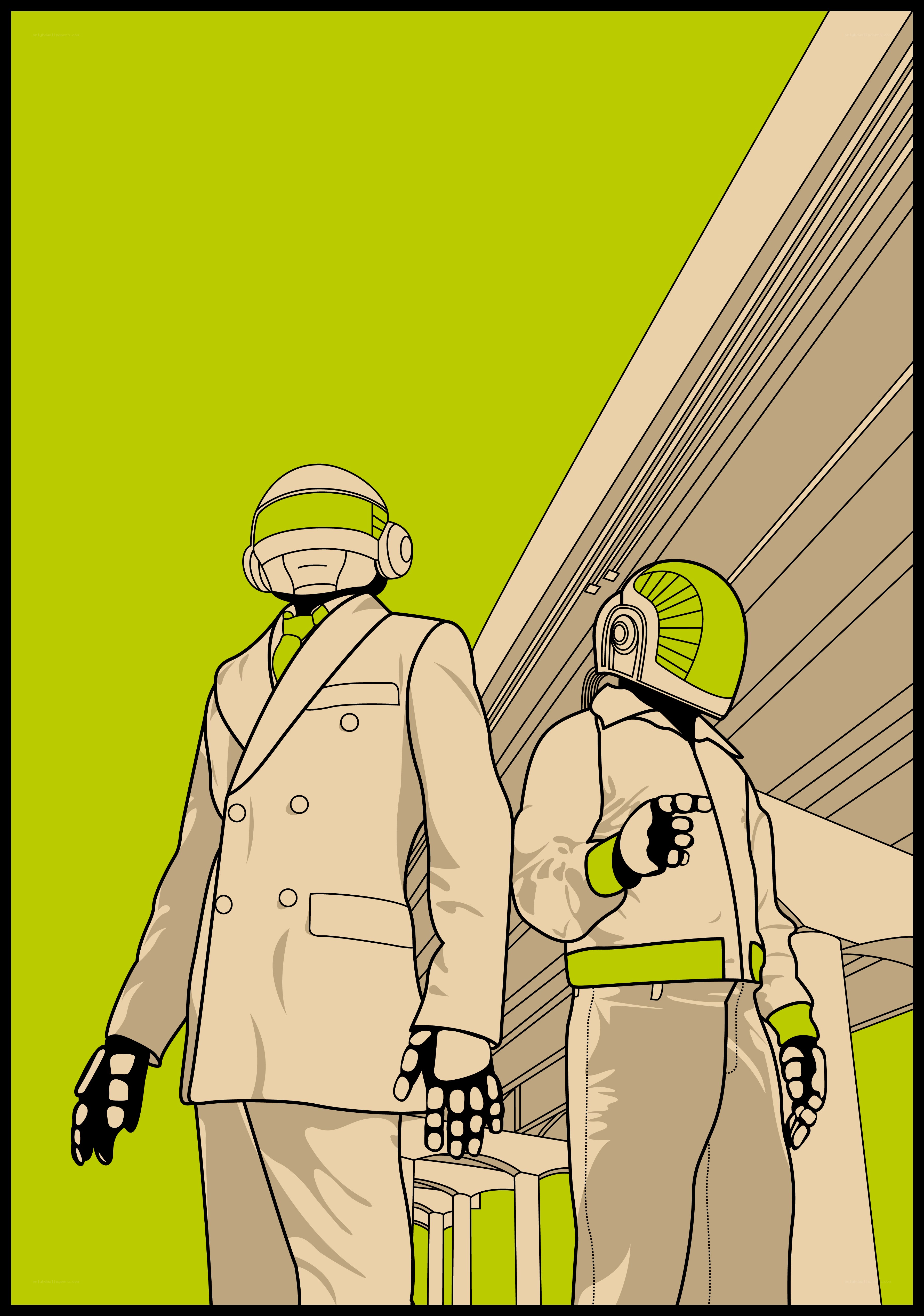 Daft Punk illustration