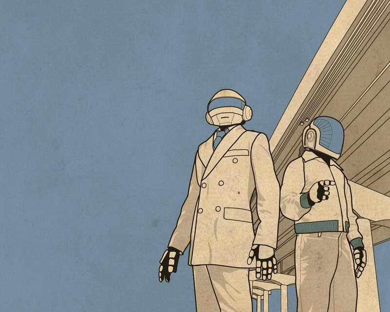 Daft Punk illustration
