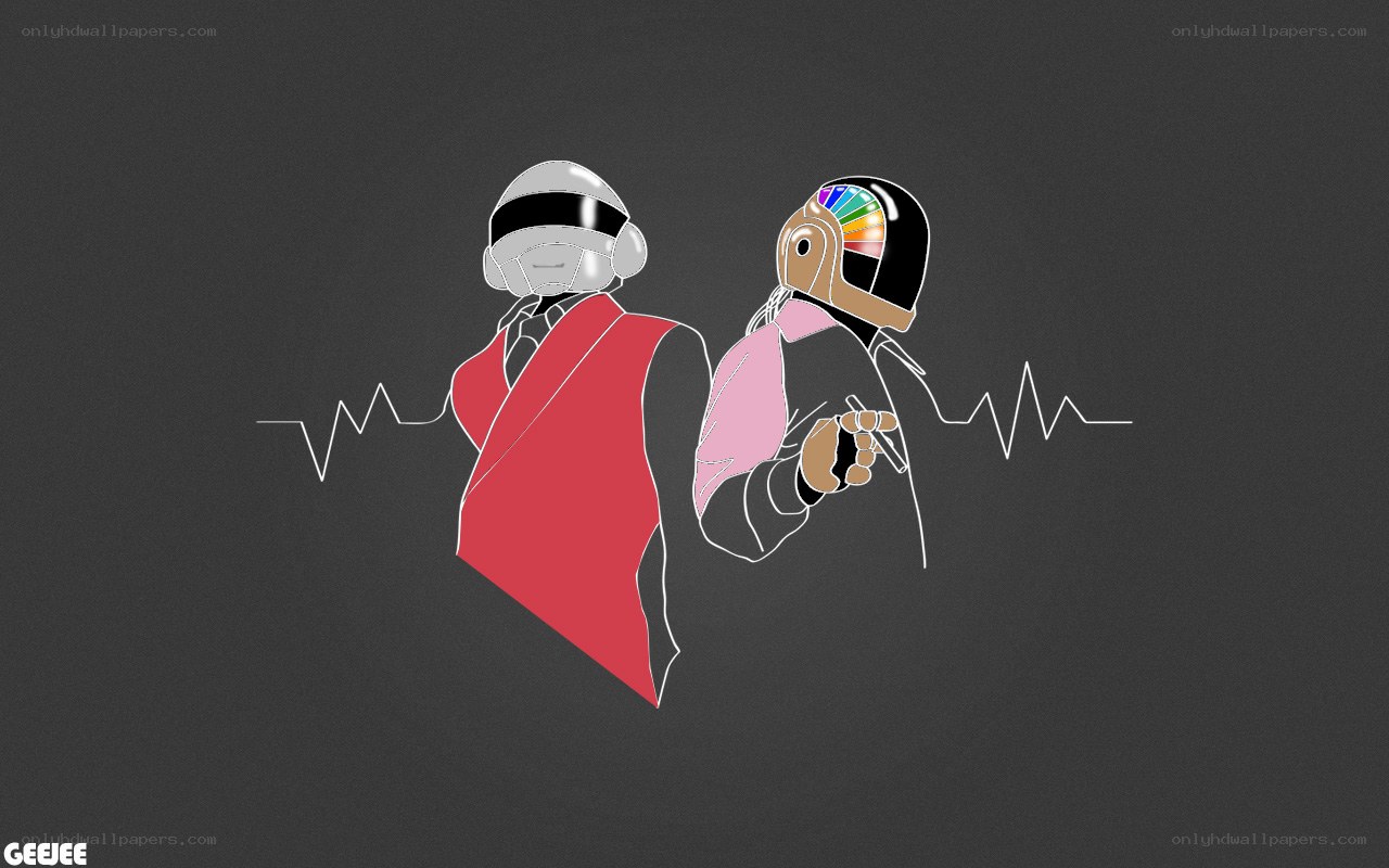 Daft Punk illustration art