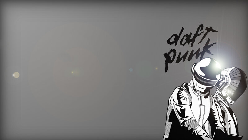 Daft Punk illustration wallpaper