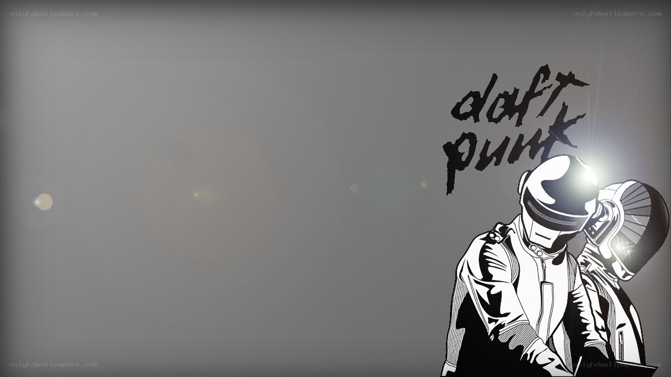 Daft Punk illustration wallpaper