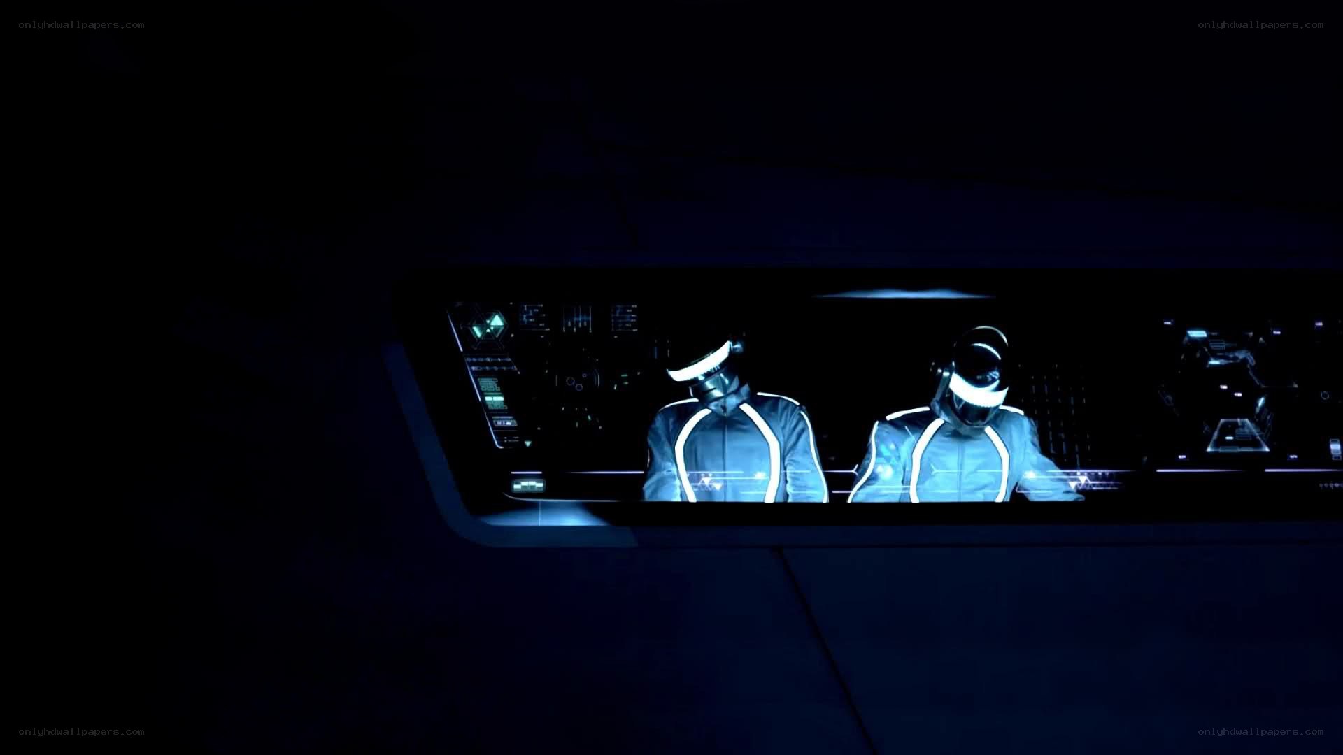 Daft Punk in a cockpit