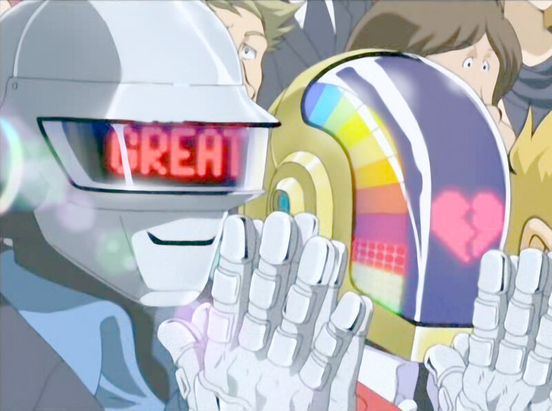 Daft Punk in anime scene