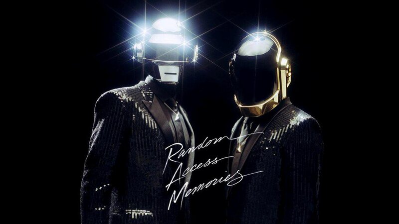Daft Punk in sequined suits