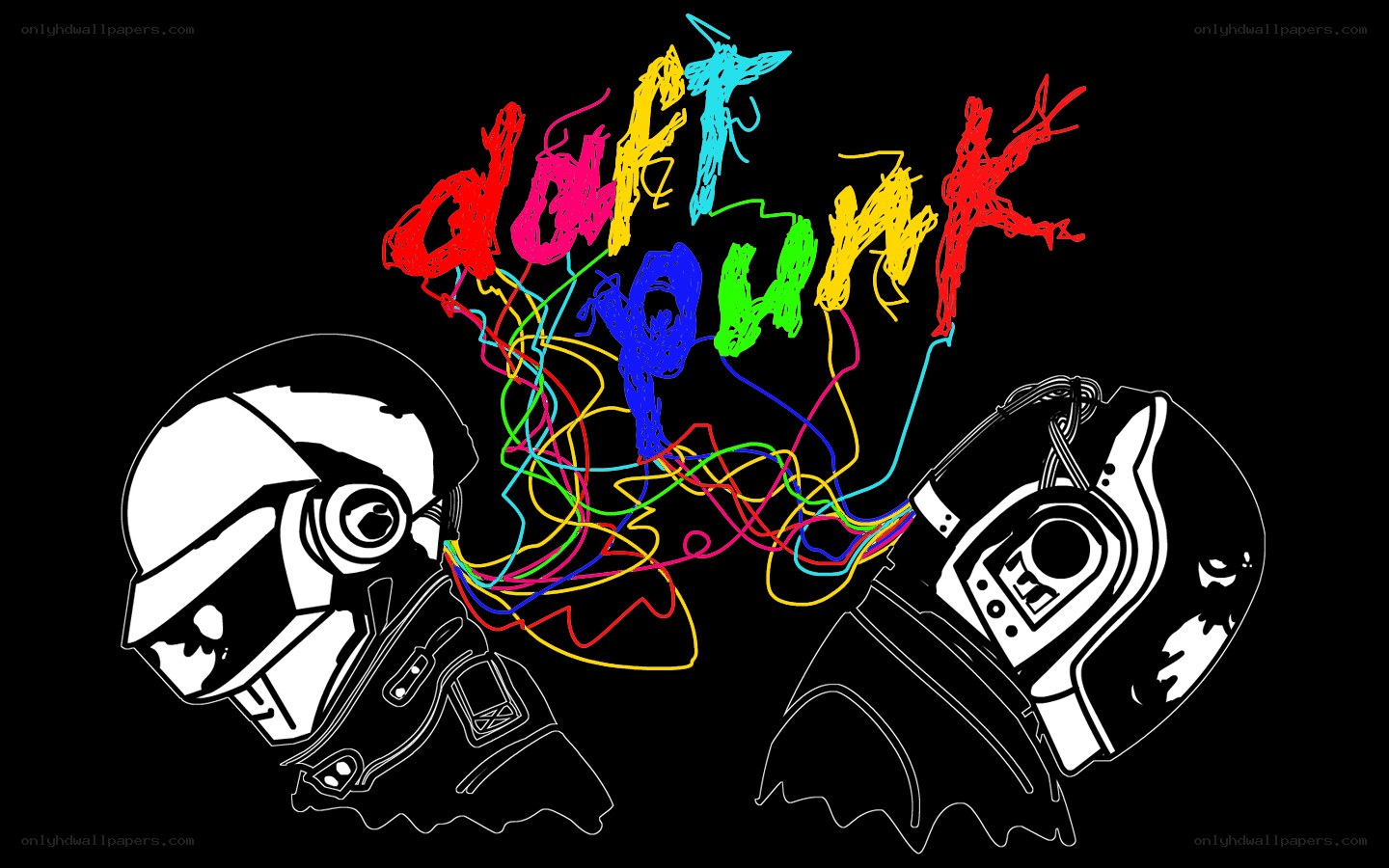Daft Punk logo art