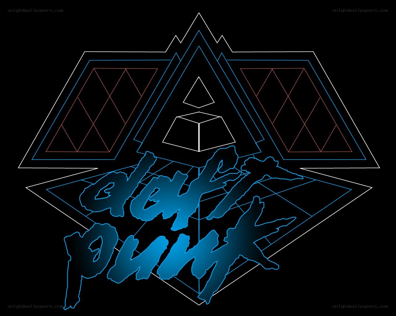 Daft Punk logo art