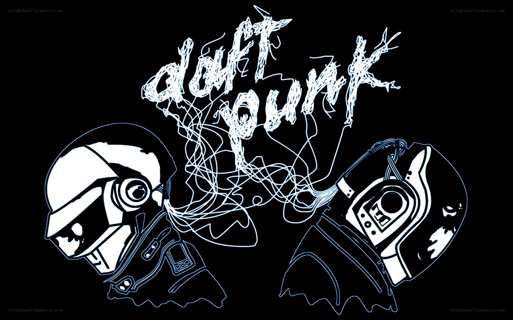 Daft Punk logo art