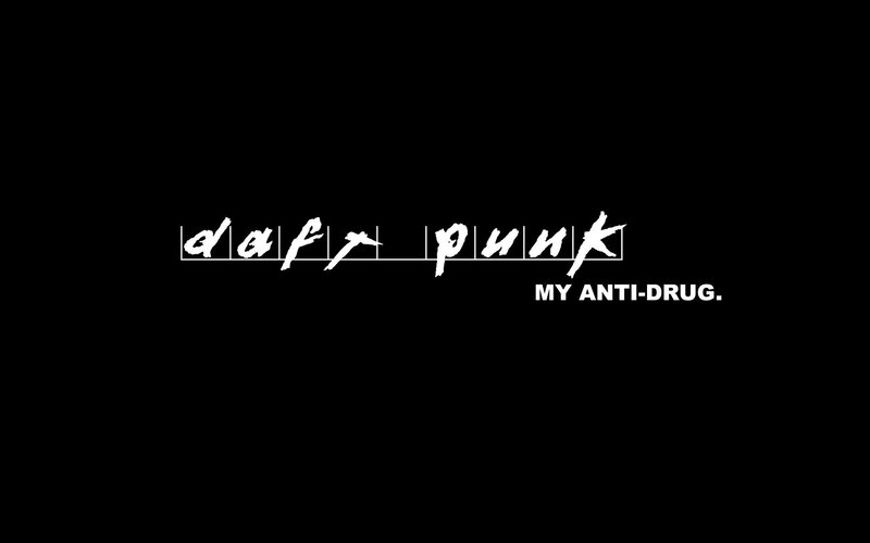 Daft Punk Logo — Black, Neutral