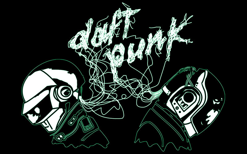 Daft Punk logo illustration