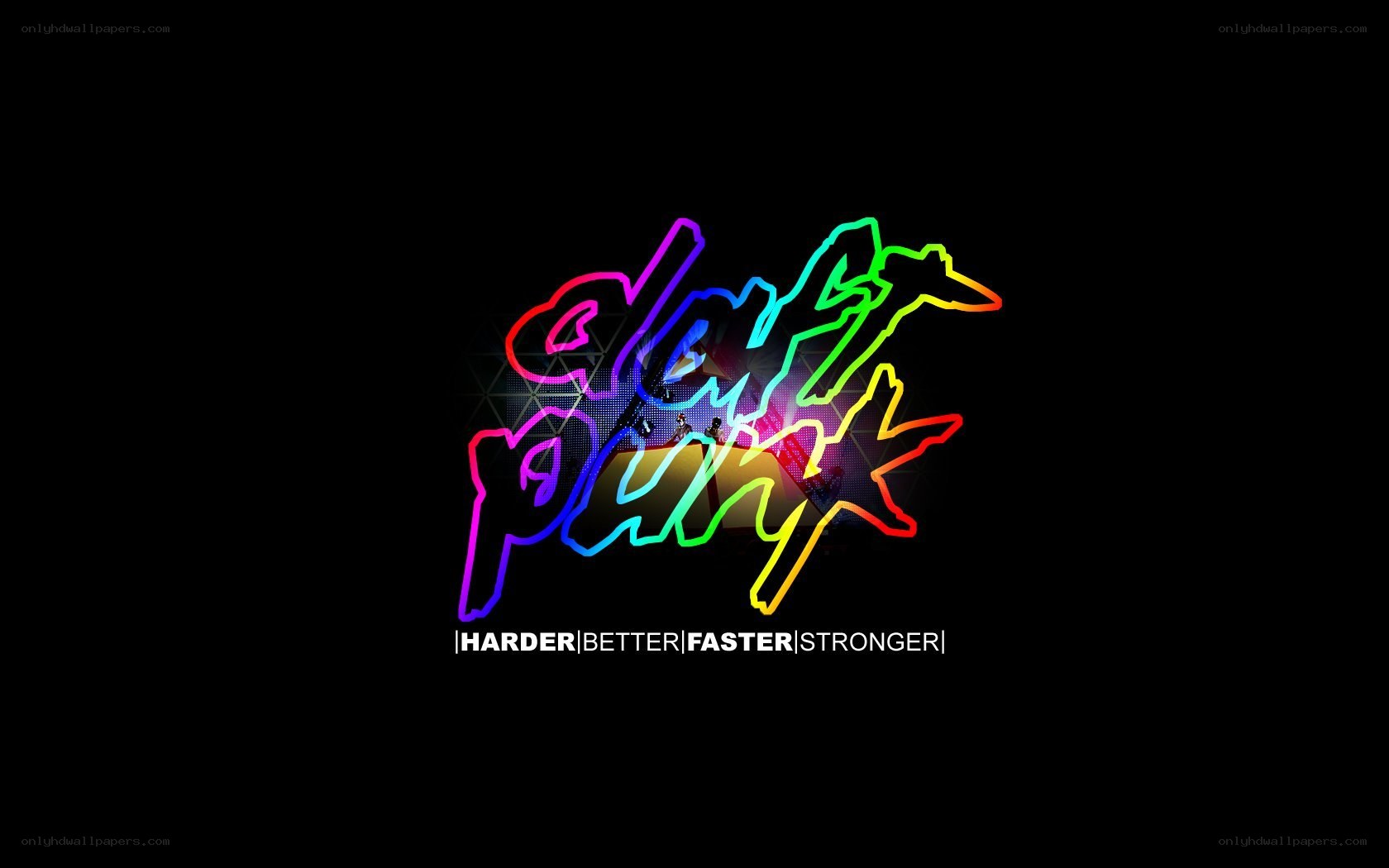Daft Punk logo with tagline