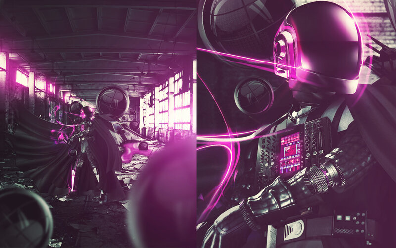 Daft Punk meets Darth Vader