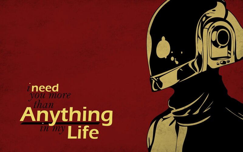 Daft Punk Member — Red, Dramatic