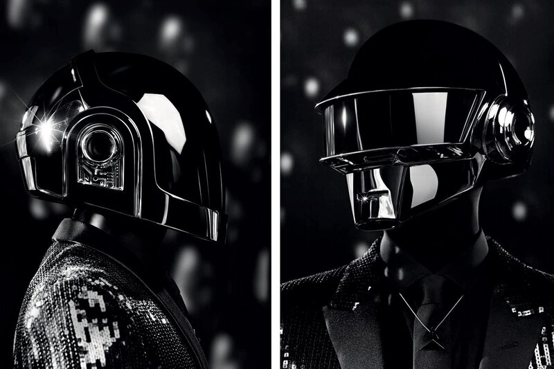 Daft Punk Members — Black, Dramatic, Photograph
