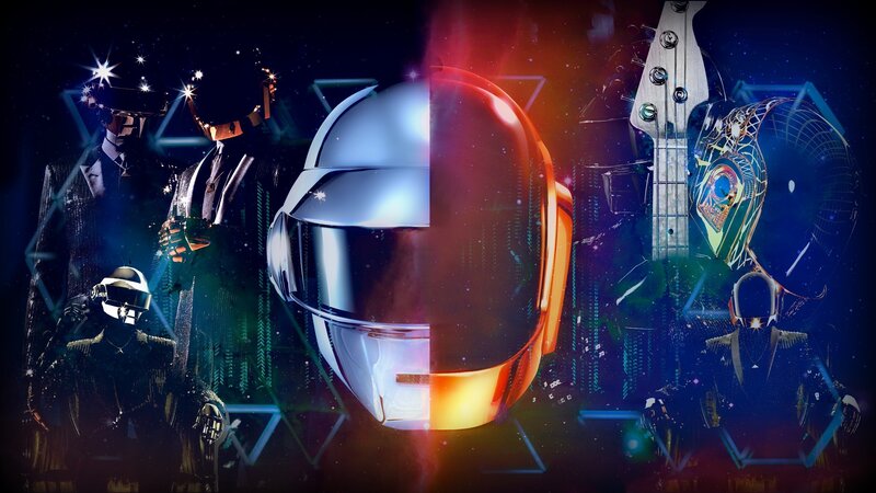 Daft Punk Members — Blue, Dramatic, Night