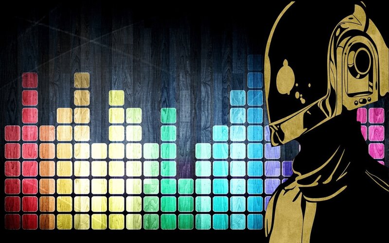 Daft Punk music visualizer