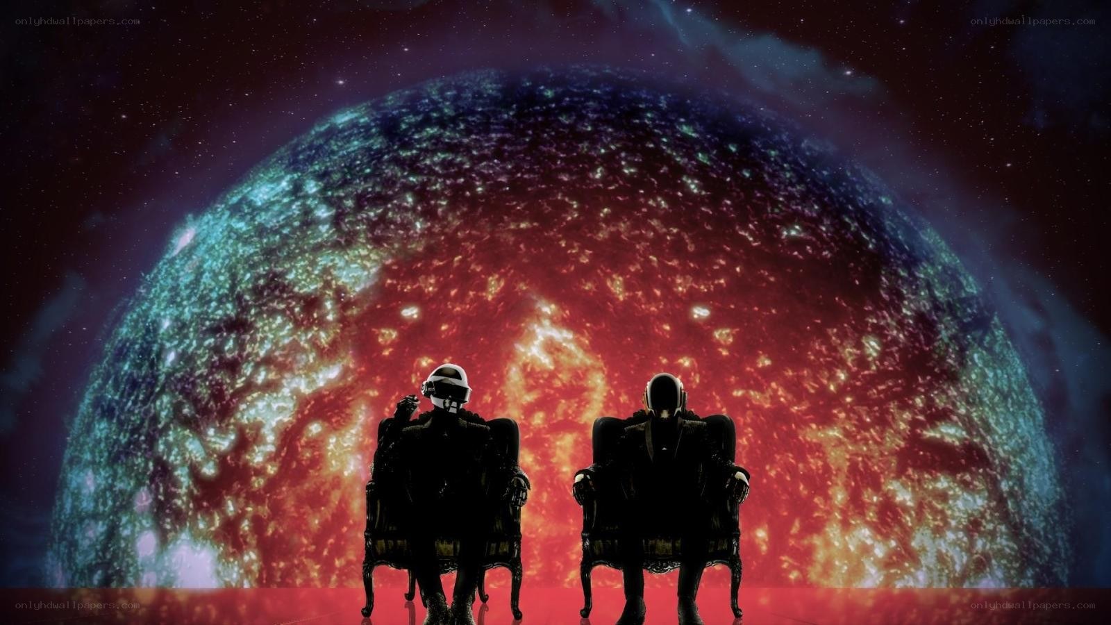 Daft Punk on a cosmic stage