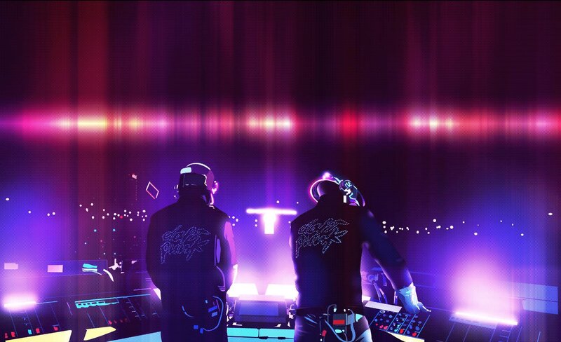 Daft Punk on Stage — Purple