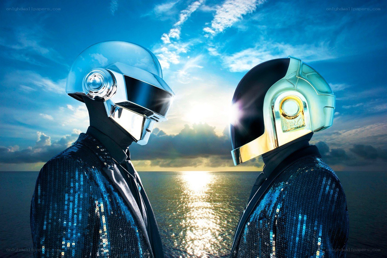 Daft Punk on the beach