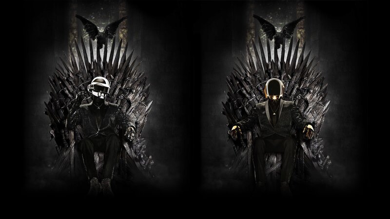 Daft Punk on Throne — Black