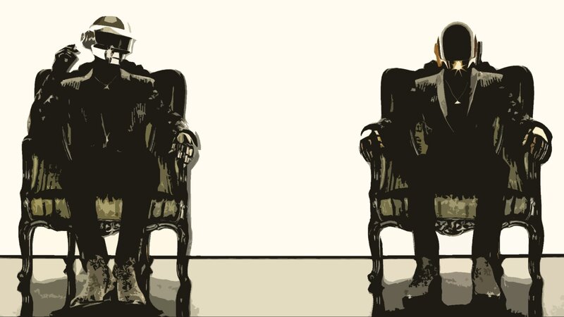 Daft Punk on thrones
