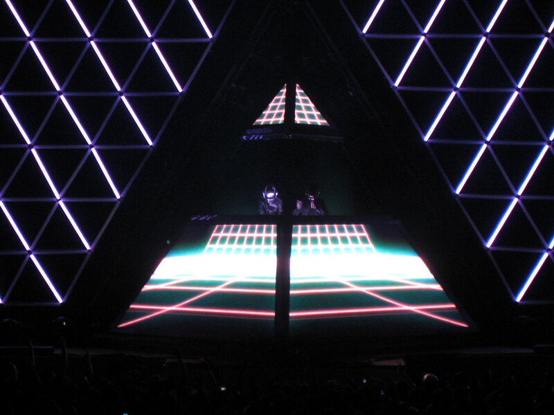 Daft Punk performance stage