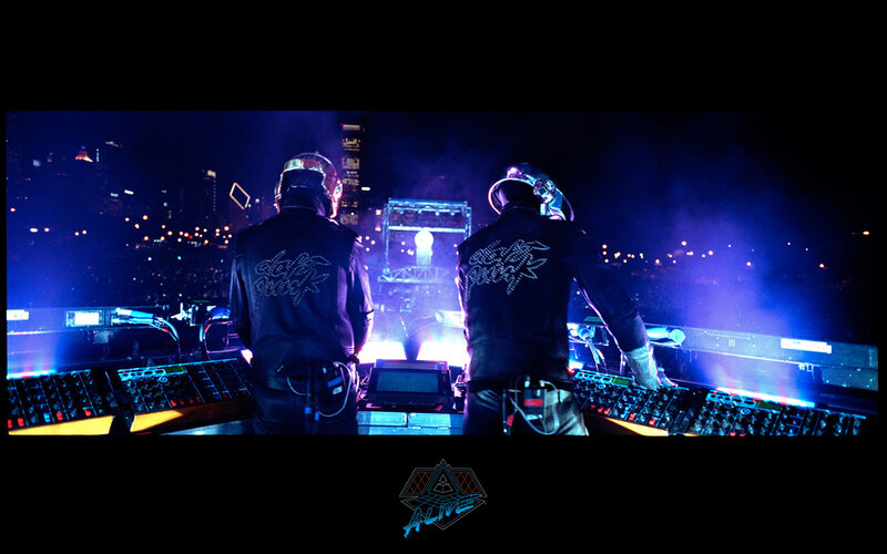 Daft Punk Performing — Blue