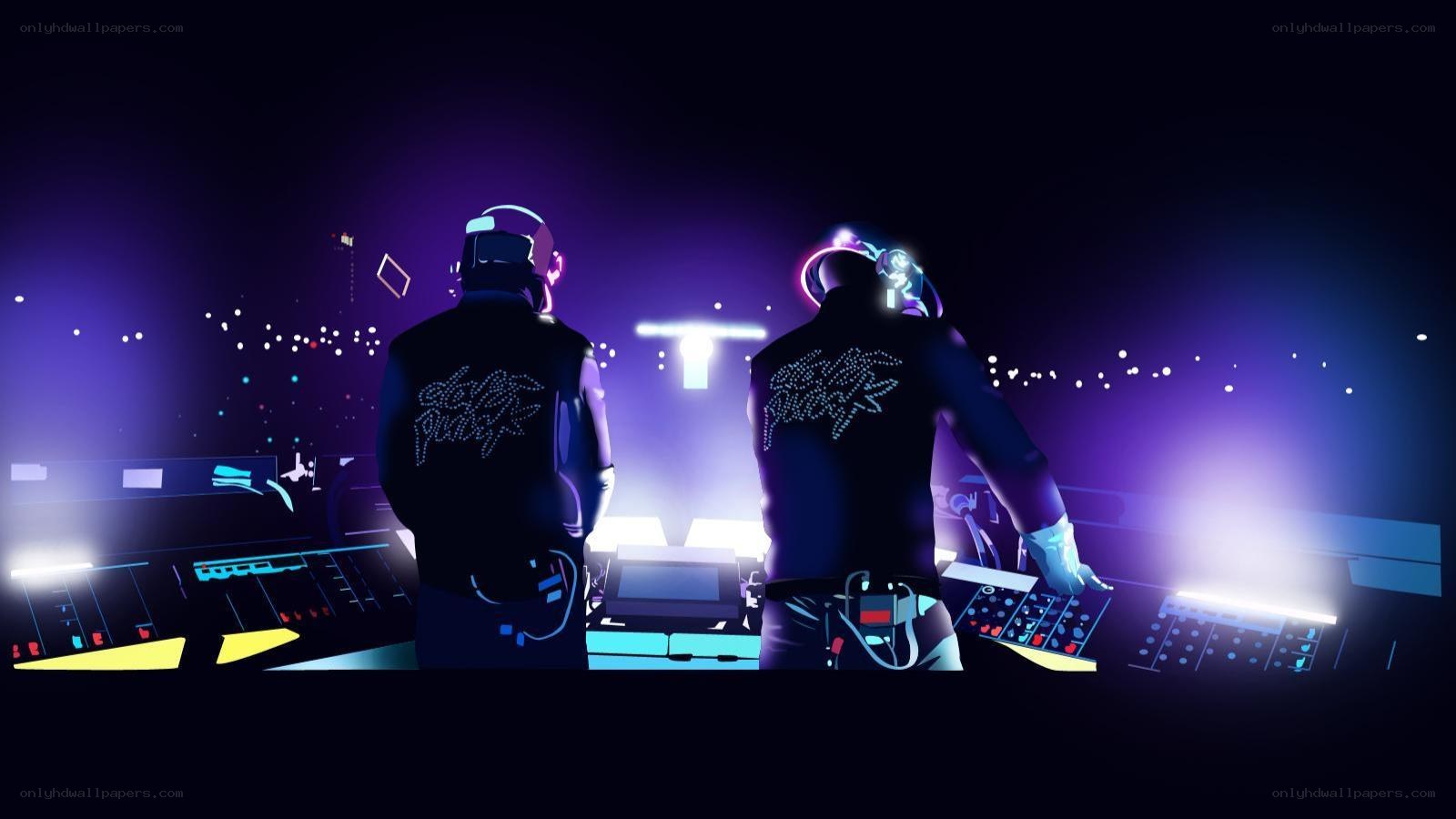 Daft Punk performing live