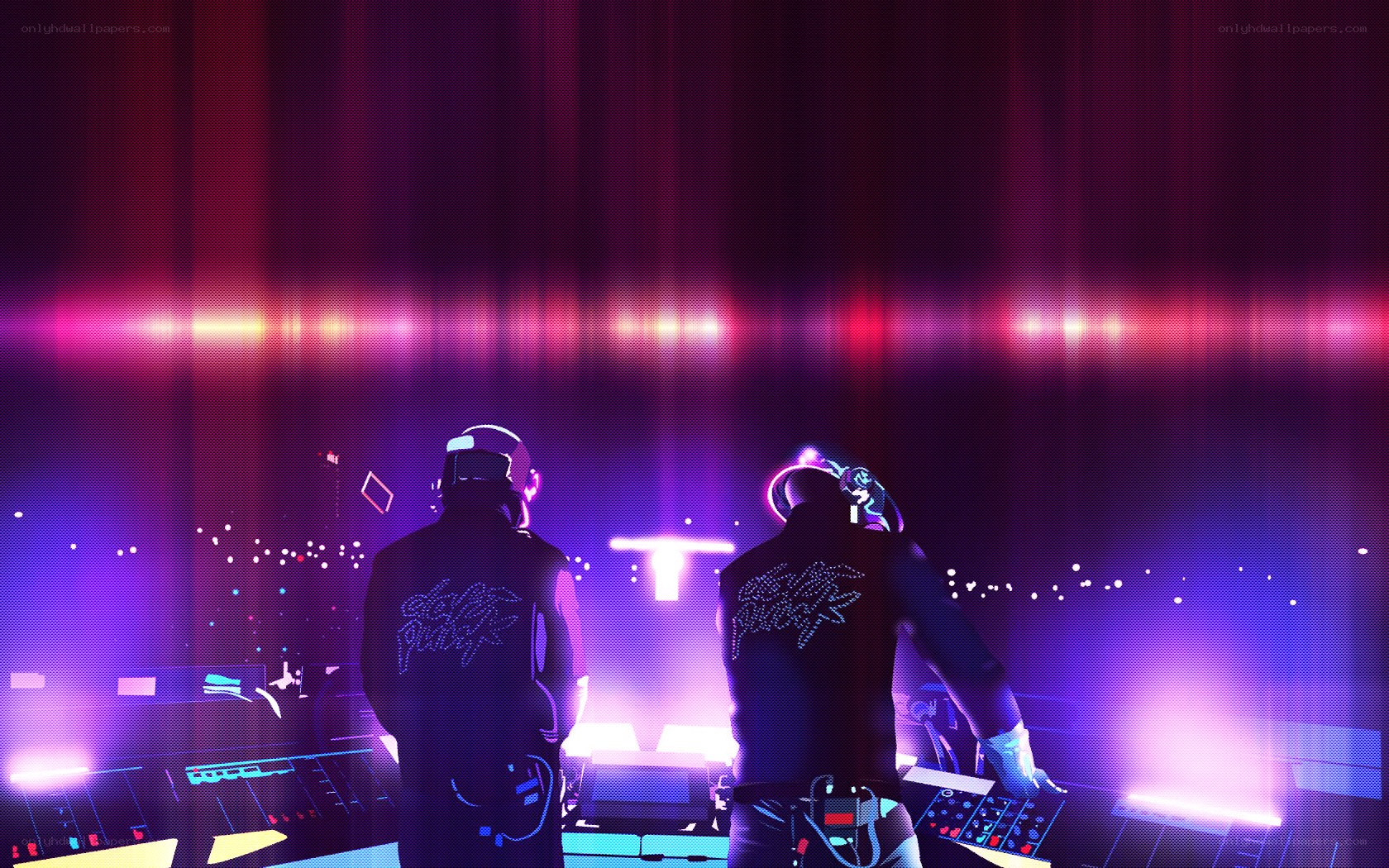 Daft Punk performing live