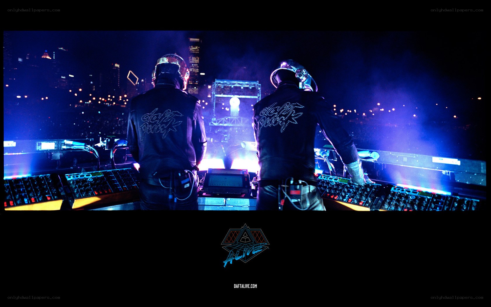 Daft Punk performing live