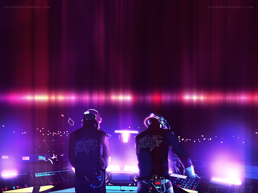 Daft Punk performing live