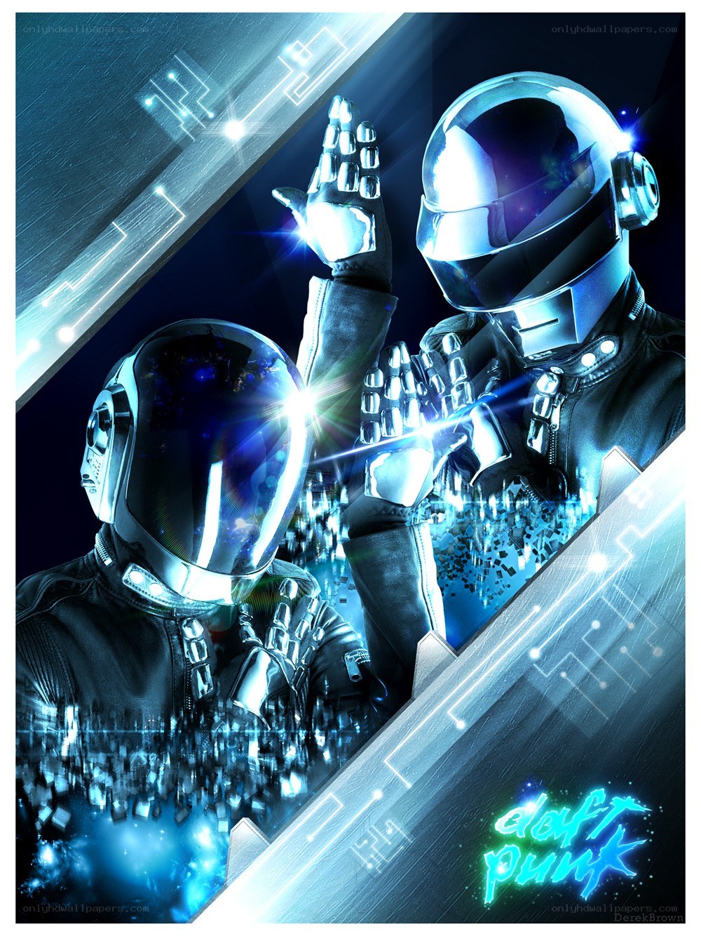 Daft Punk promotional artwork
