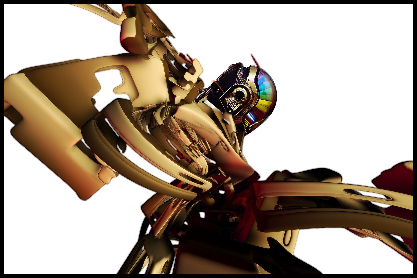Daft Punk robot artwork