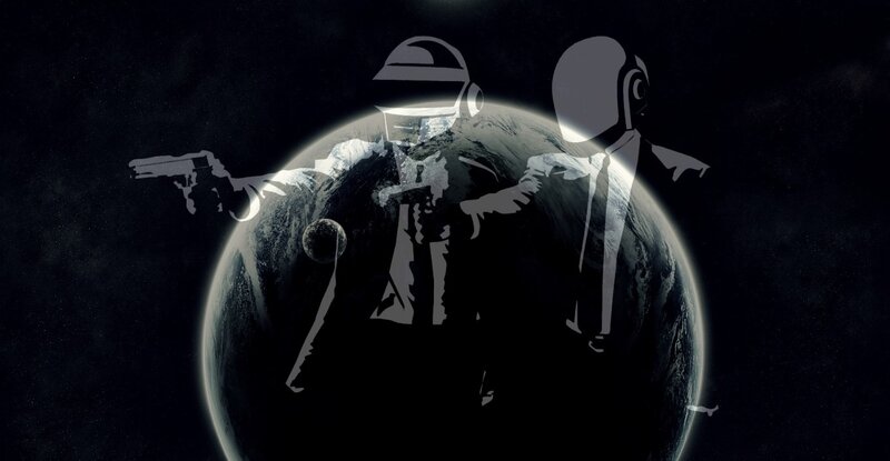 Daft Punk Silhouettes — Black