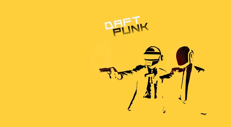 Daft Punk stylized artwork