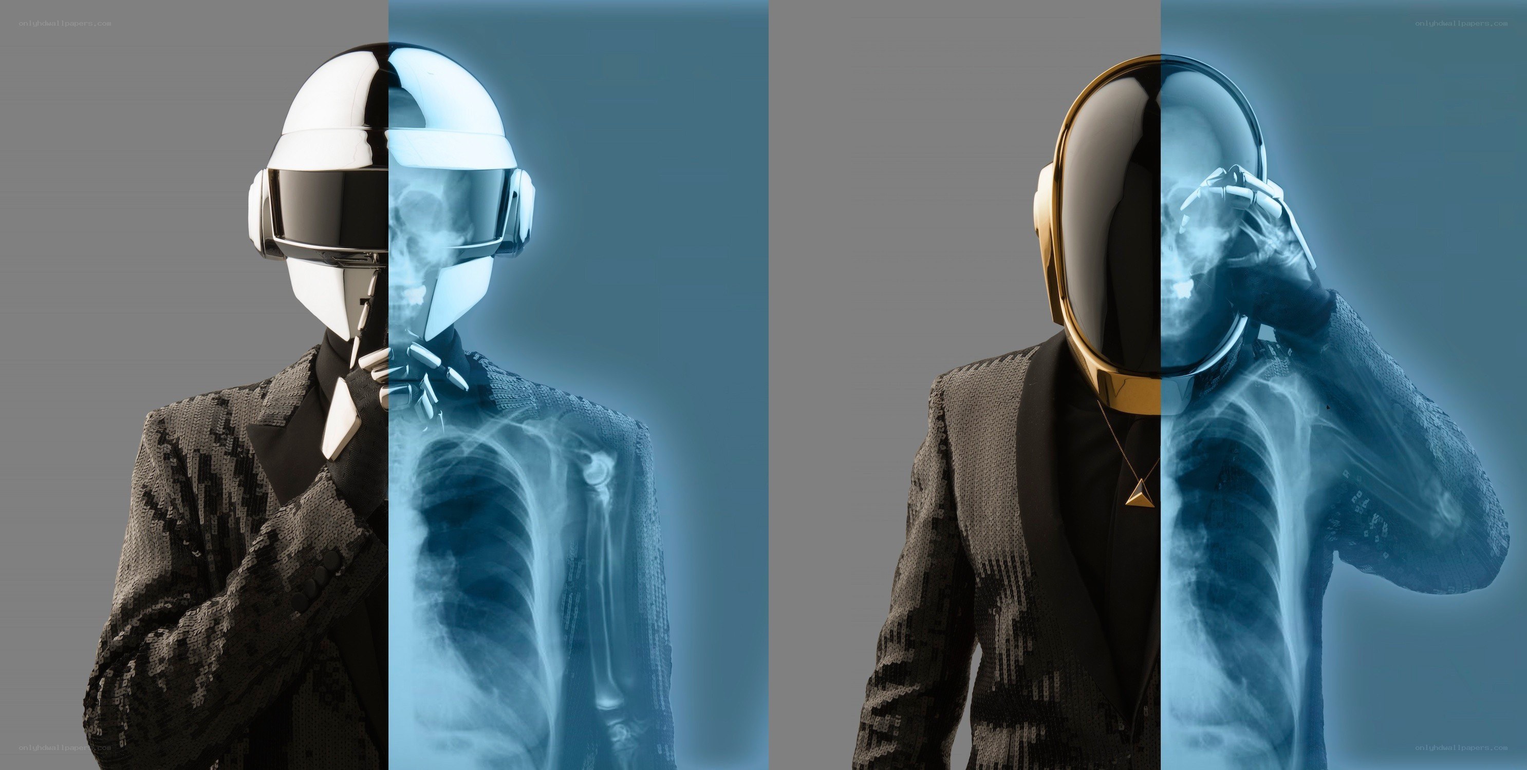 Daft Punk X-ray art
