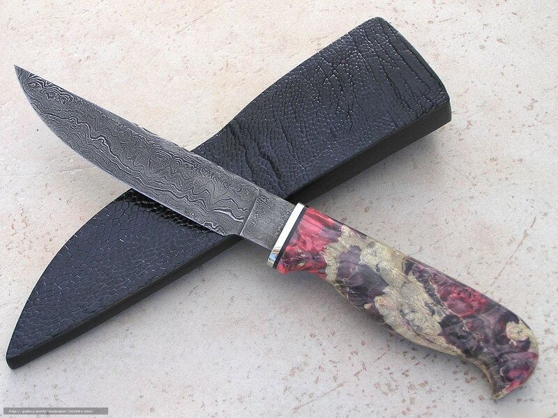 Dagger with Patterned Blade — Black