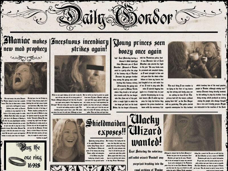 Daily Gondor newspaper
