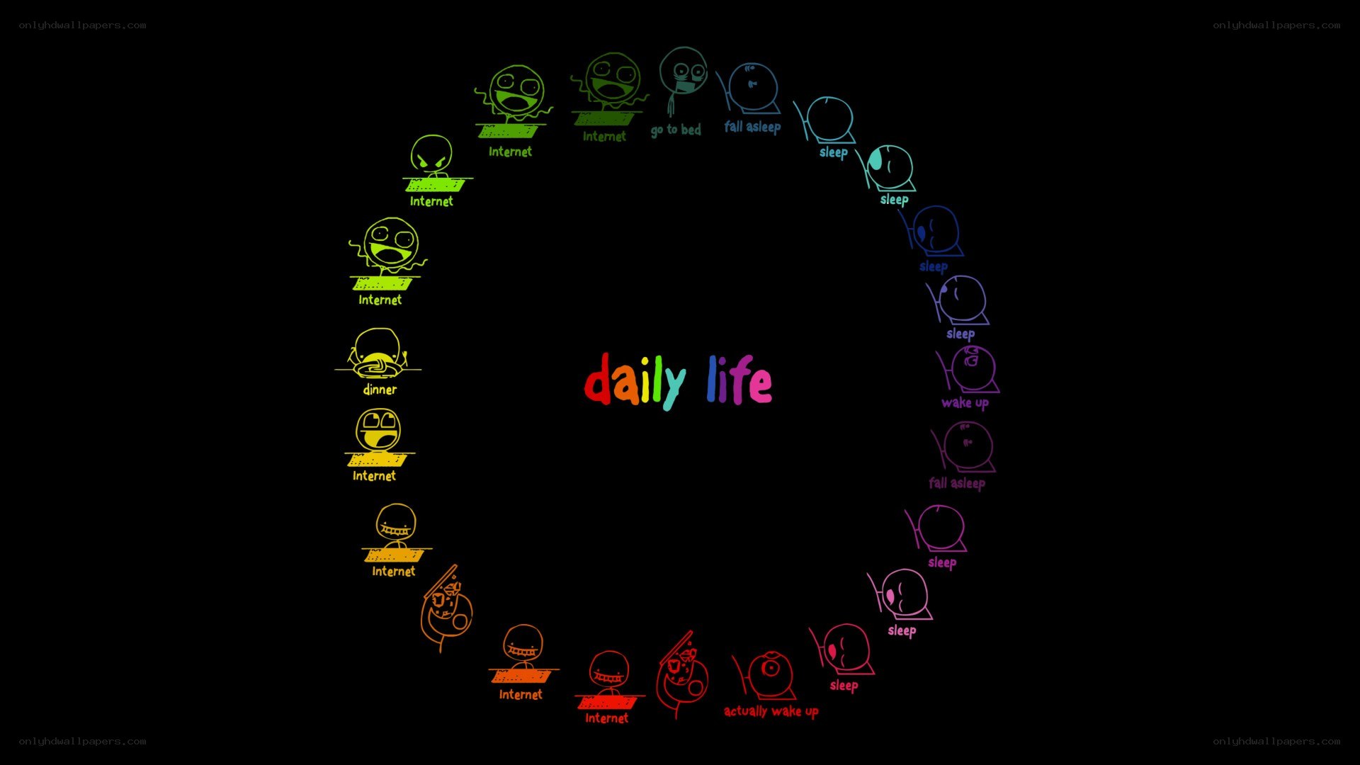 daily life cycle diagram