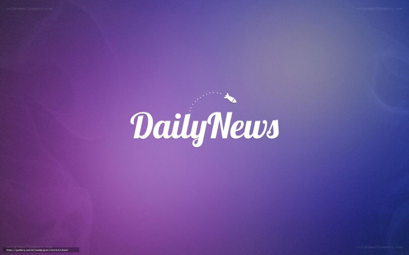 Daily News logo on purple background