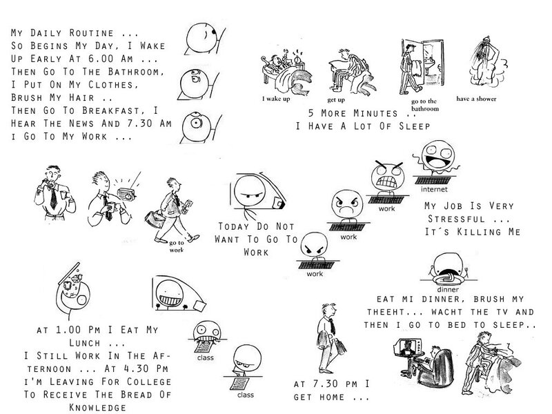 Daily Routine Comic