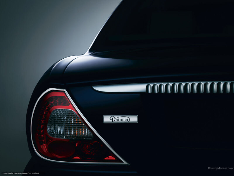 Daimler car rear detail