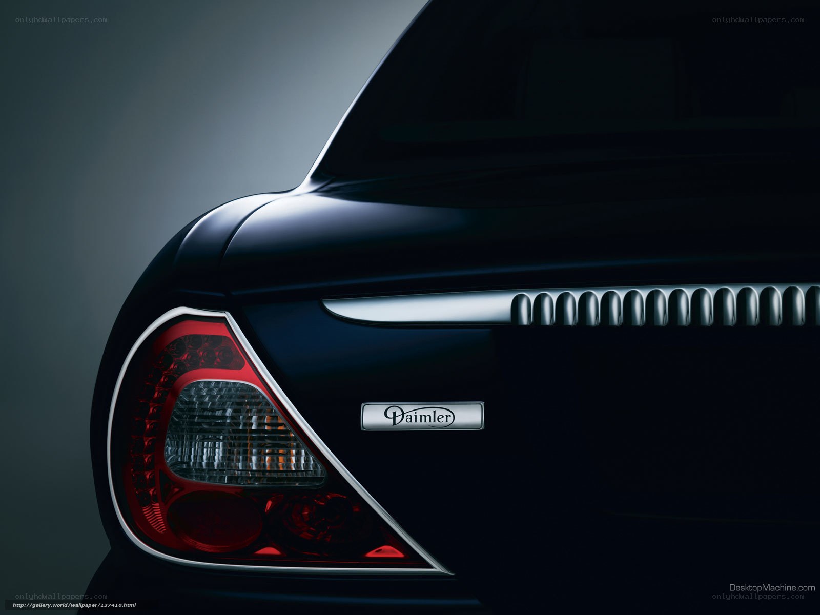 Daimler car rear detail